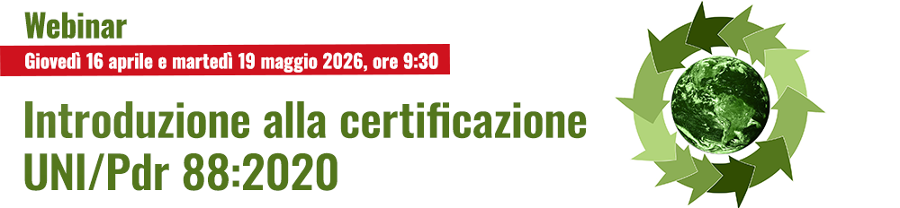 Immagine coordinata per gli webinar dell'ambiente