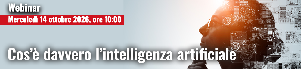una donna che riflette sull'intelligenza artificiale