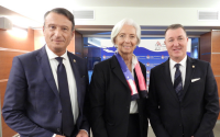 Giuseppe Salvini, Christine Lagarde, Massimo Manetti