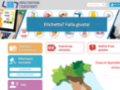 immagina dell'homepage del sito del portale etichettatura 