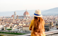 vista panoramica di Firenze dal Piazzale Michelangiolo