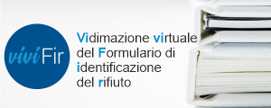 logo del nuovo servizio per la vidimazione virtuale del formulario di identificazione del rifiuto 