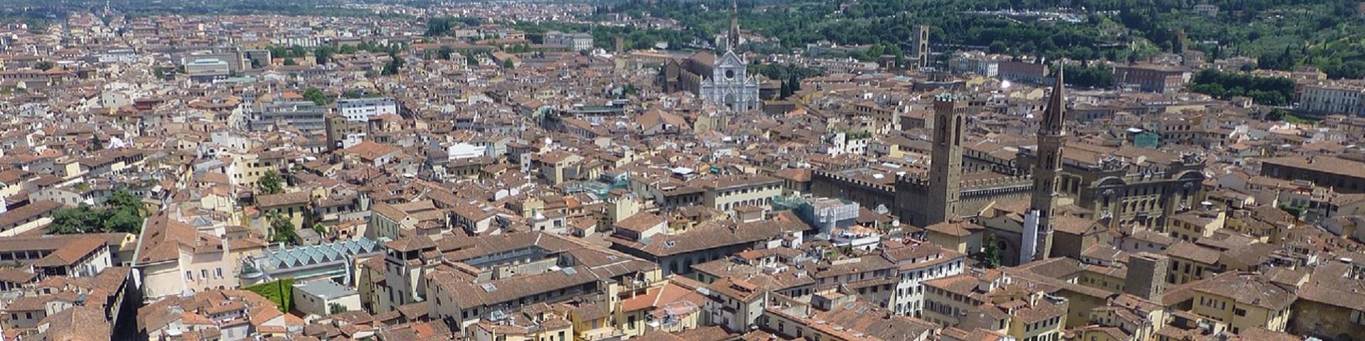 Vista aerea di Firenze