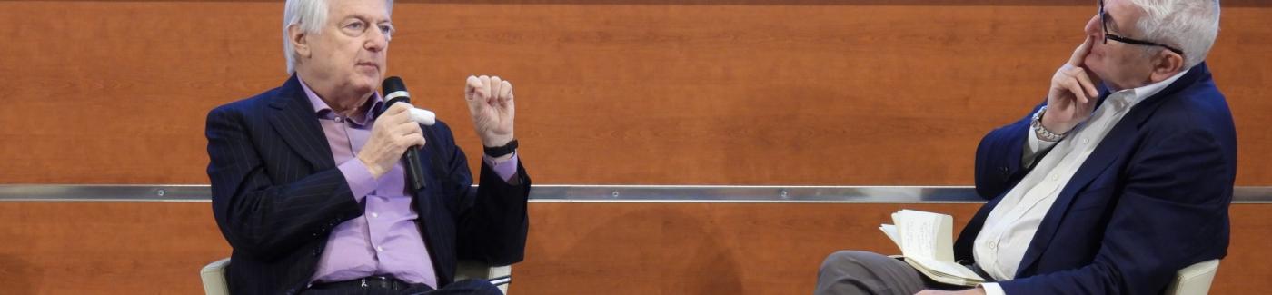 Ferruccio De Bortoli e Carlo Marroni